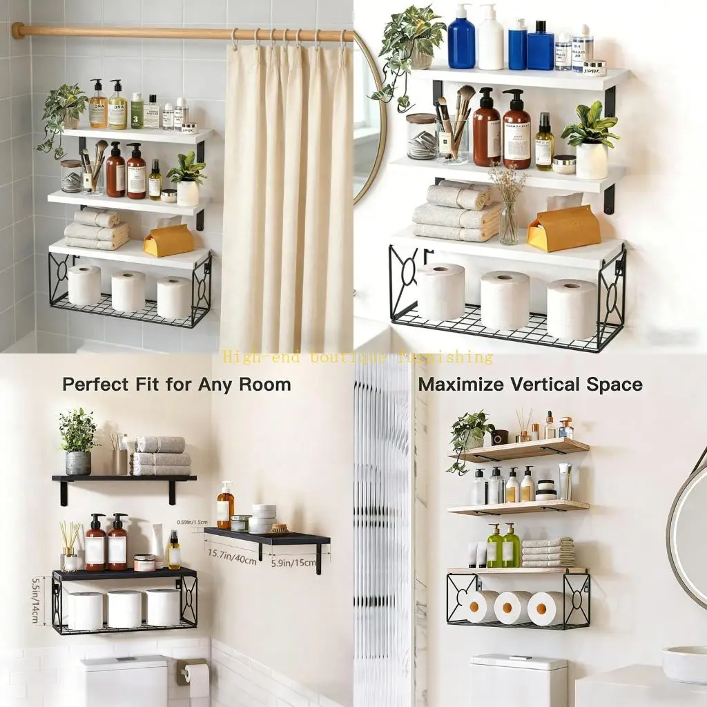 L9NB Grains Floating Shelves For Rustics Bathroom Wall Decoration And Storage
L9NB Grains Floating Shelves For Rustics Bathroom Wall Decoration And Storage