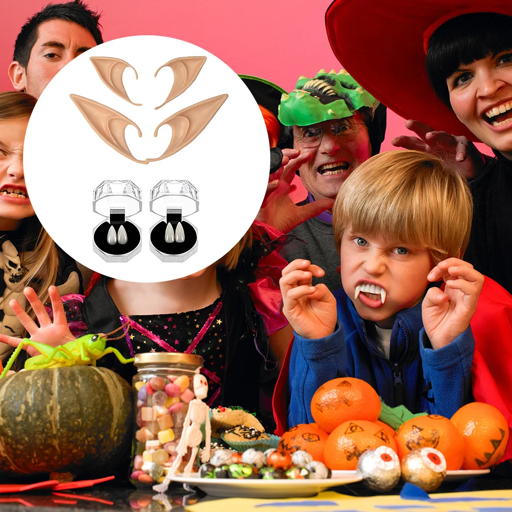 8 Pcs Elf Ears Teeth Bar False Halloween Costumes Cosplay Horror Artificial Decorative Aldult
8 Pcs Elf Ears Teeth Bar False Halloween Costumes Cosplay Horror Artificial Decorative Aldult