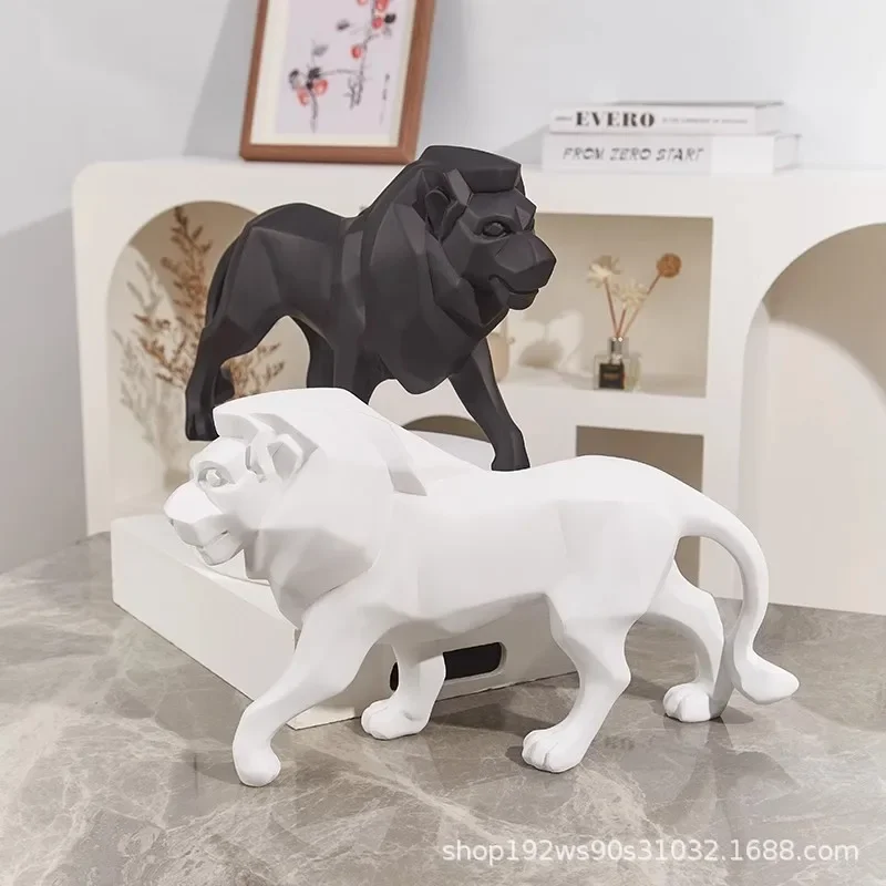 CLL high-end lion ornament living room wine cabinet TV cabinet abstract animal sculpture art modern resin handicraft
CLL high-end lion ornament living room wine cabinet TV cabinet abstract animal sculpture art modern resin handicraft