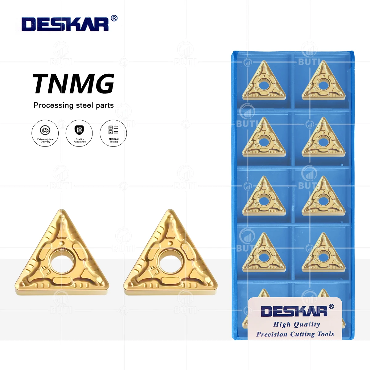 DESKAR TNMG160404 160408 160412 CM LF9018 100% Original Outercircle Turning Tools CNC Lathe Cutter Cutting Processing Steel Part
DESKAR TNMG160404 160408 160412 CM LF9018 100% Original Outercircle Turning Tools CNC Lathe Cutter Cutting Processing Steel Part