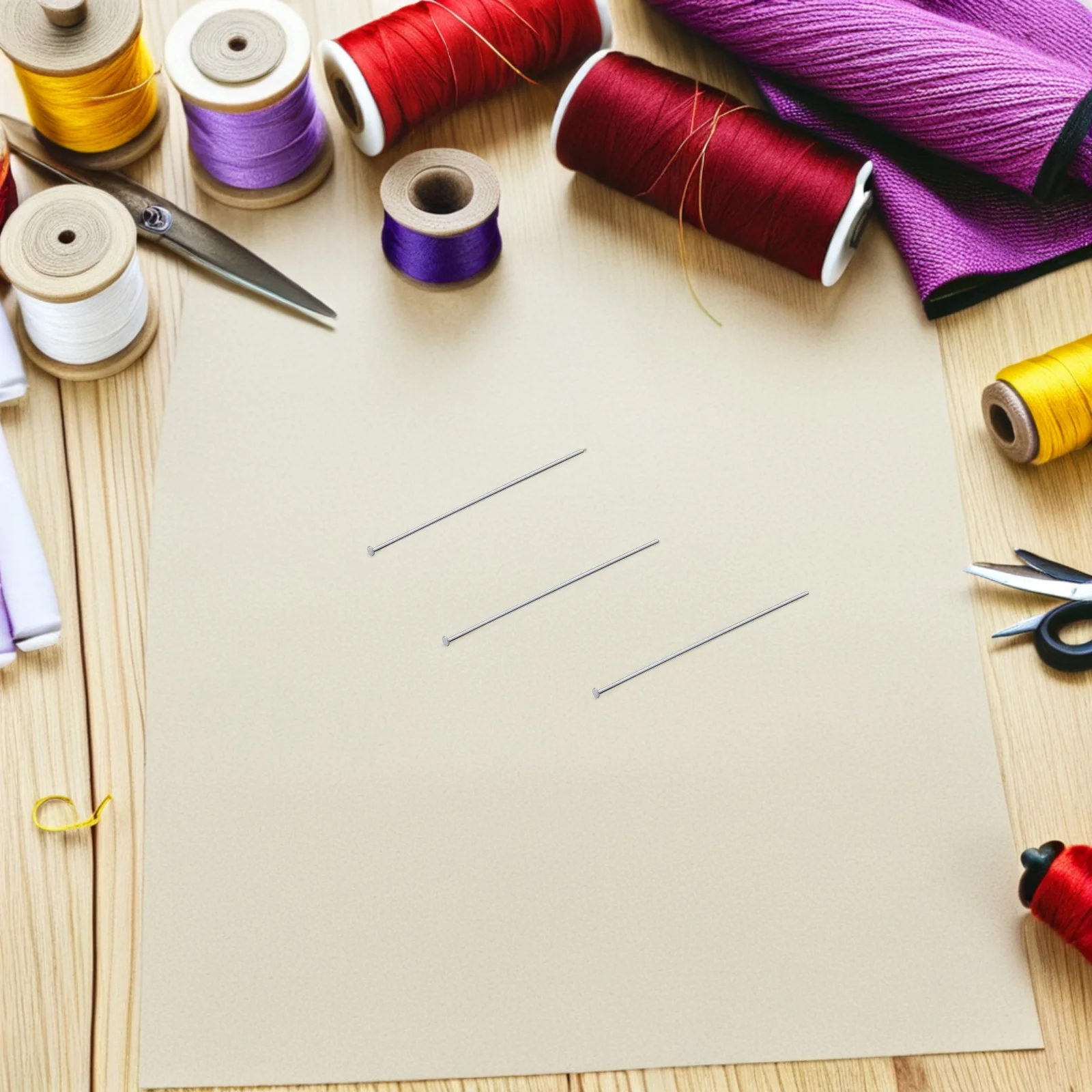 300Pcs Stainless Steel Flat Head Pins Jewelry Making Supplies 0.7x50mm Round End Headpins for DIY Beading Earrings Bracelets
300Pcs Stainless Steel Flat Head Pins Jewelry Making Supplies 0.7x50mm Round End Headpins for DIY Beading Earrings Bracelets