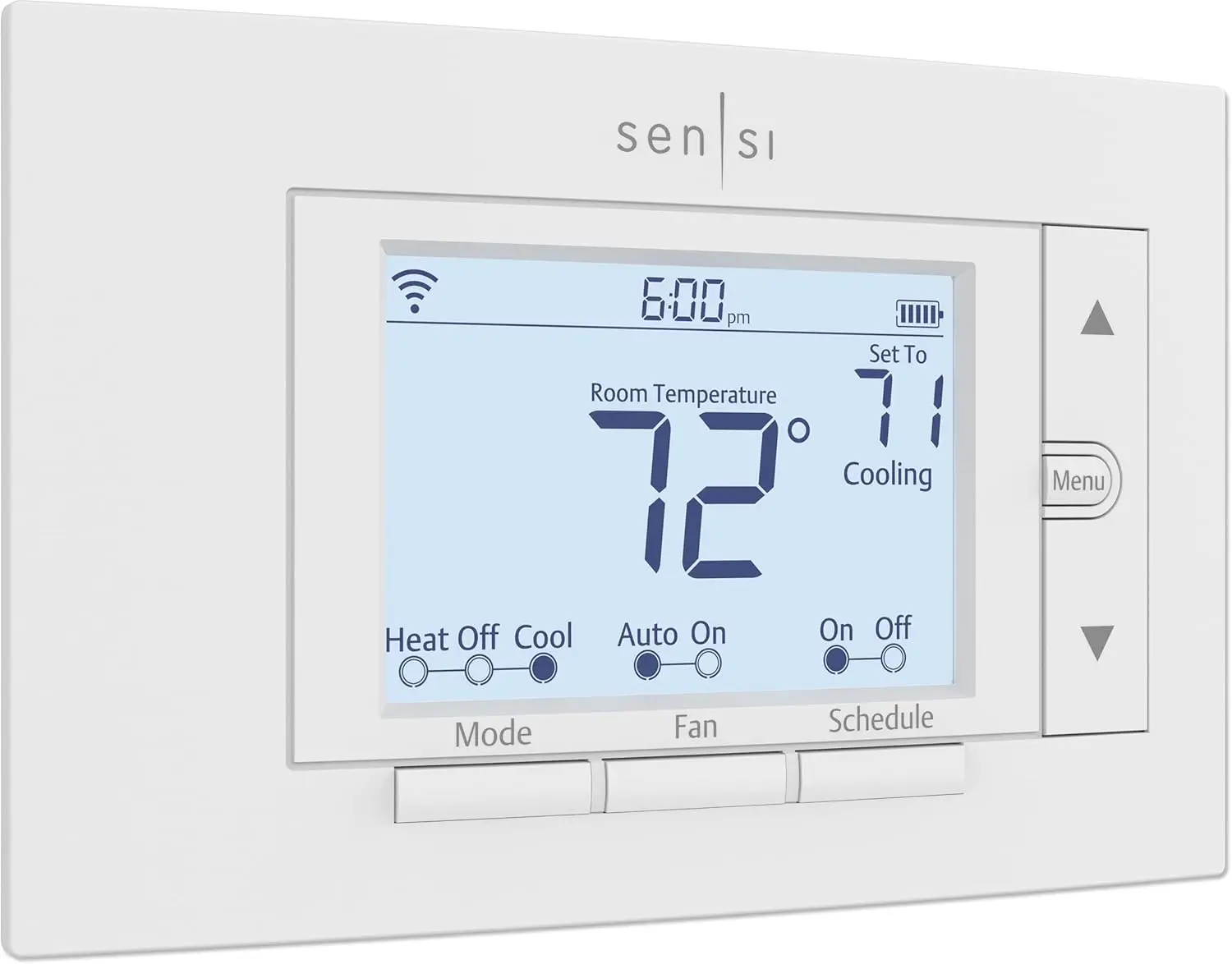 Smart Wi-Fi Thermostat, Programmable with Alexa, Energy Star Certified, Easy DIY Install, Mobile App Control
Smart Wi-Fi Thermostat, Programmable with Alexa, Energy Star Certified, Easy DIY Install, Mobile App Control