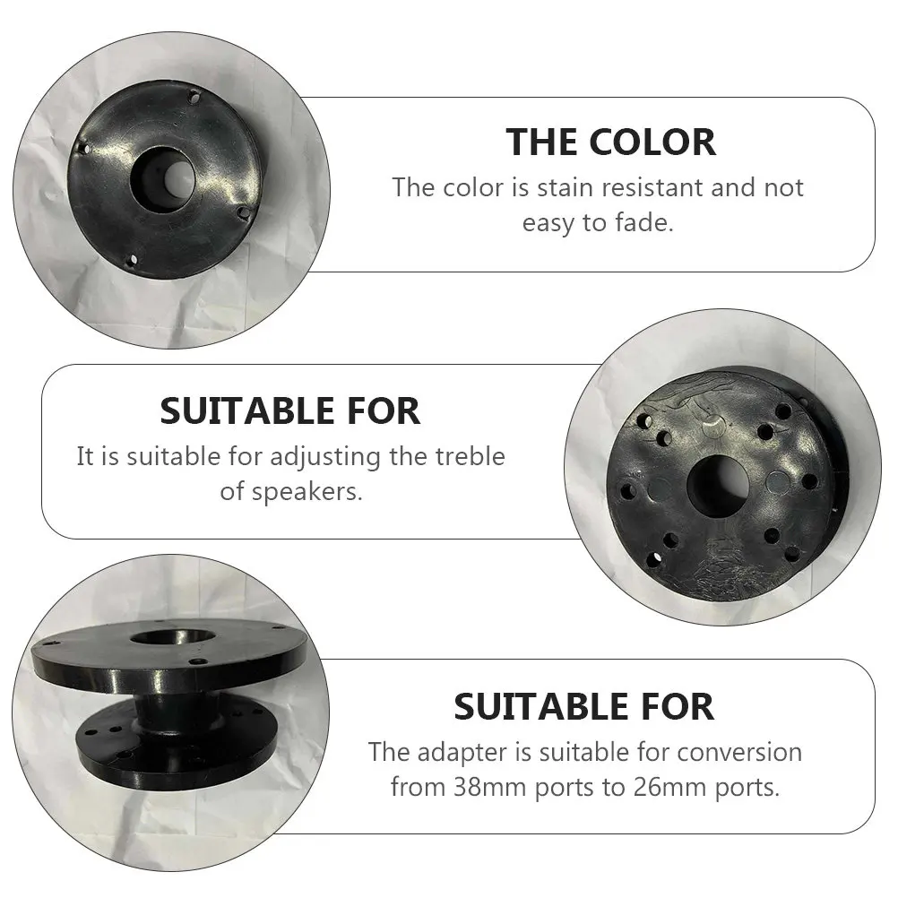 Комплект из 2 пластиковых проставок для автомобильных динамиков (38 мм на 26 мм), адаптер для автозвука, монтажное кольцо, регулировка высоких частот, замена
Комплект из 2 пластиковых проставок для автомобильных динамиков (38 мм на 26 мм), адаптер для автозвука, монтажное кольцо, регулировка высоких частот, замена