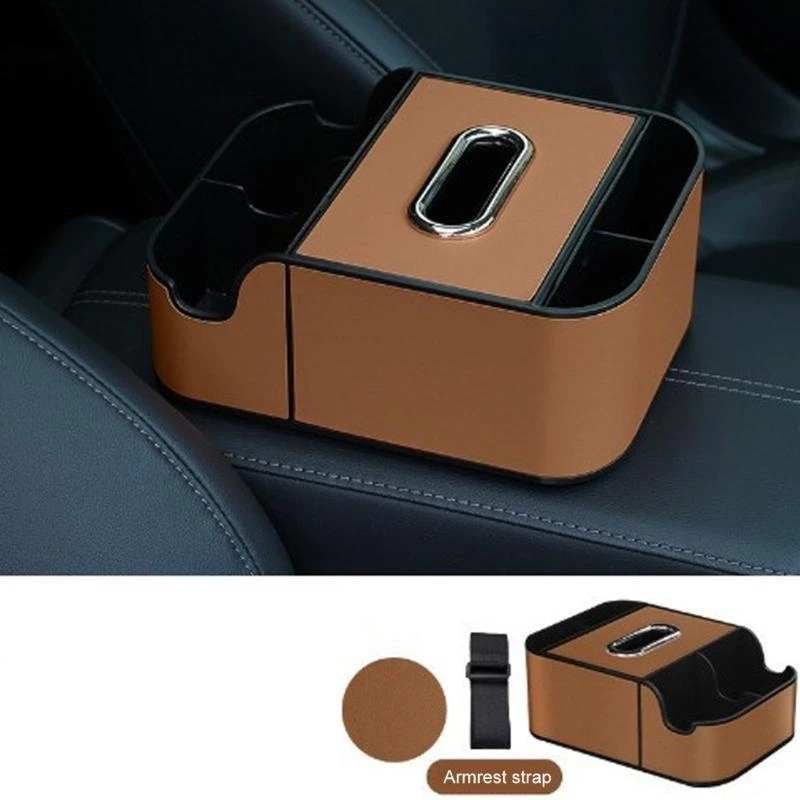 Car Car Armrest Storage Box Tissue Holder 2 Cup Holders & Phone Slot Center Console Tray
Car Car Armrest Storage Box Tissue Holder 2 Cup Holders & Phone Slot Center Console Tray