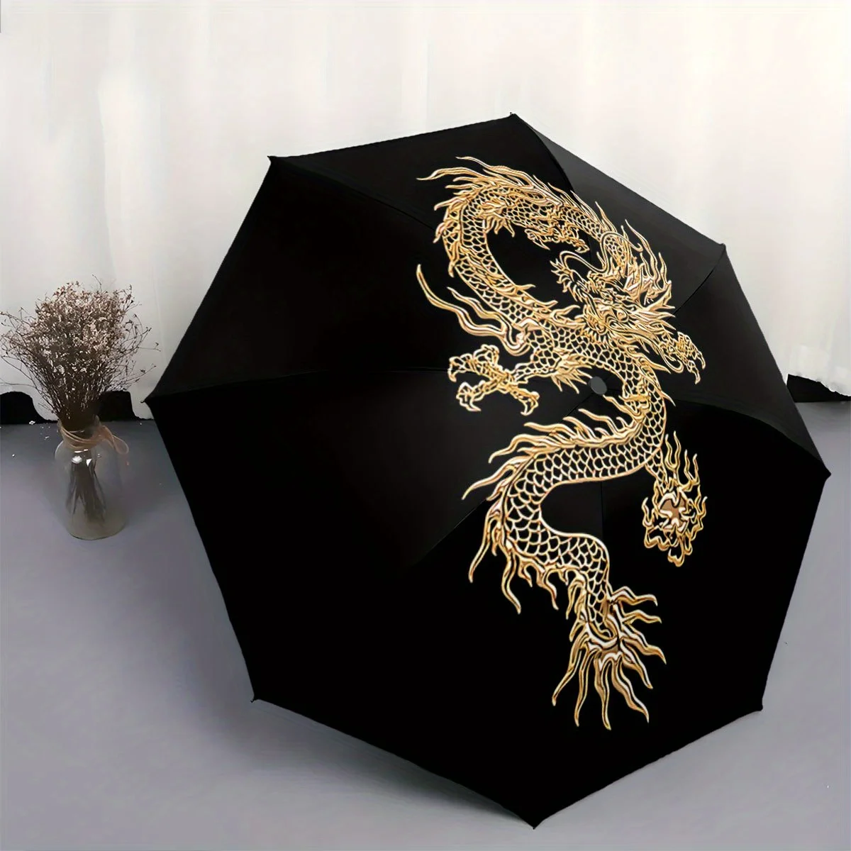 Автоматический зонт с кнопкой открывания/закрывания одним касанием — элегантный дизайн «Золотой дракон», компактный складной зонт с портативным чехлом
Автоматический зонт с кнопкой открывания/закрывания одним касанием — элегантный дизайн «Золотой дракон», компактный складной зонт с портативным чехлом