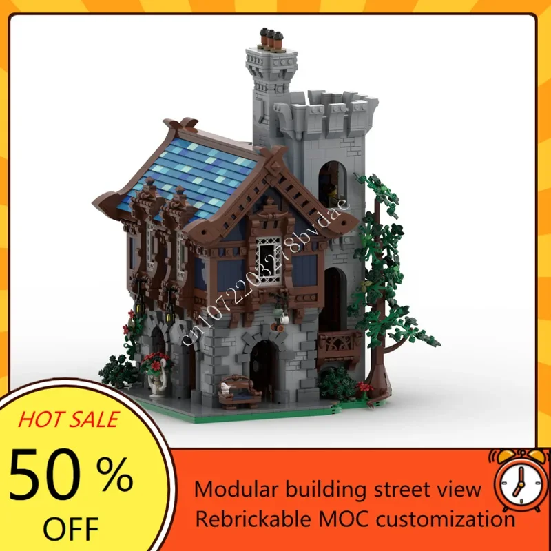 5637 шт. MOC средневековый замок, строительный блок, модель керамики, технический кирпич, сделай сам, сборная игрушка для творческого ребенка, праздничный подарок
5637 шт. MOC средневековый замок, строительный блок, модель керамики, технический кирпич, сделай сам, сборная игрушка для творческого ребенка, праздничный подарок
