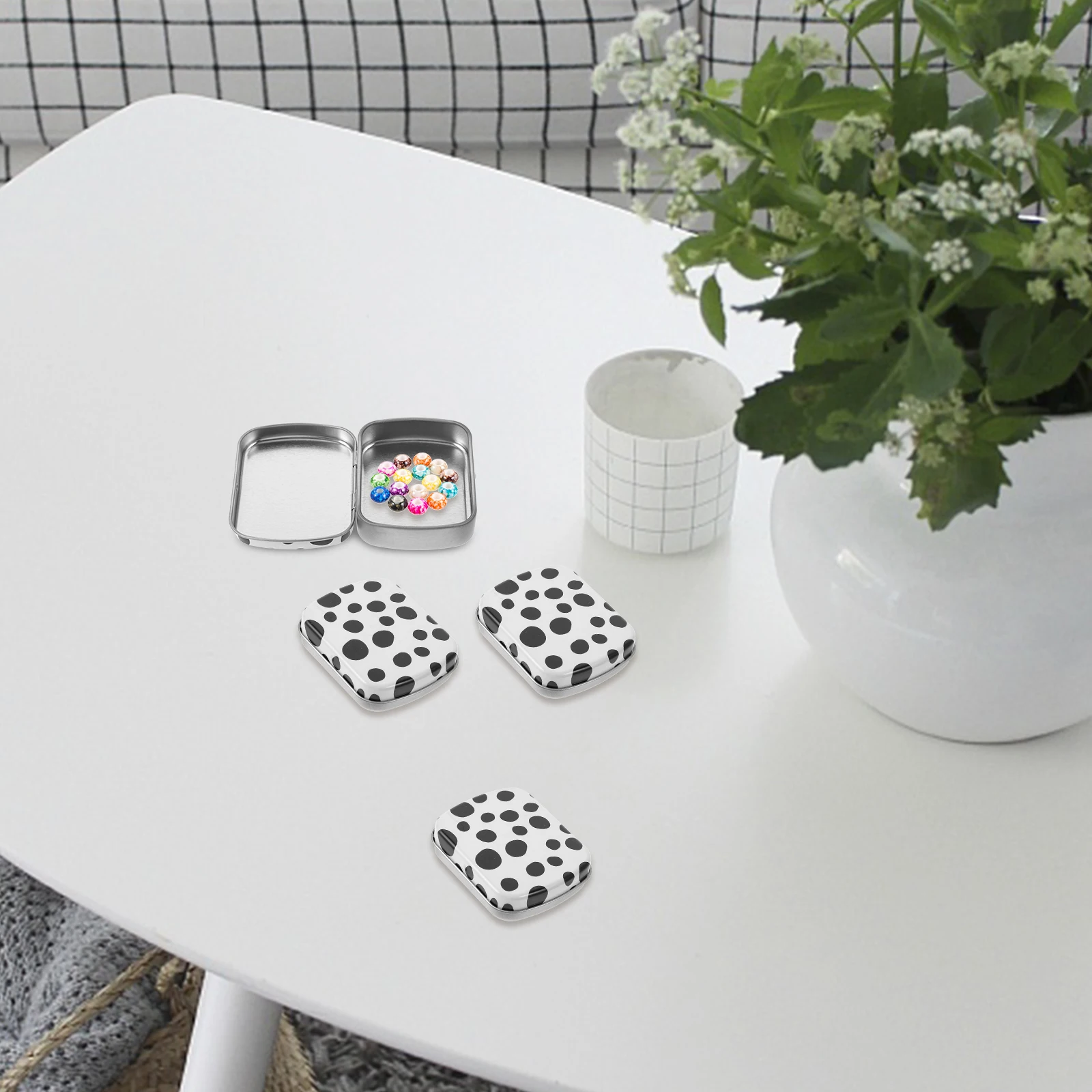 6pcs Empty Sundries Organizer Iron Sample Box Rectangular Candy Storage Case Small Metal Container For Office Home Usb Keys
6pcs Empty Sundries Organizer Iron Sample Box Rectangular Candy Storage Case Small Metal Container For Office Home Usb Keys