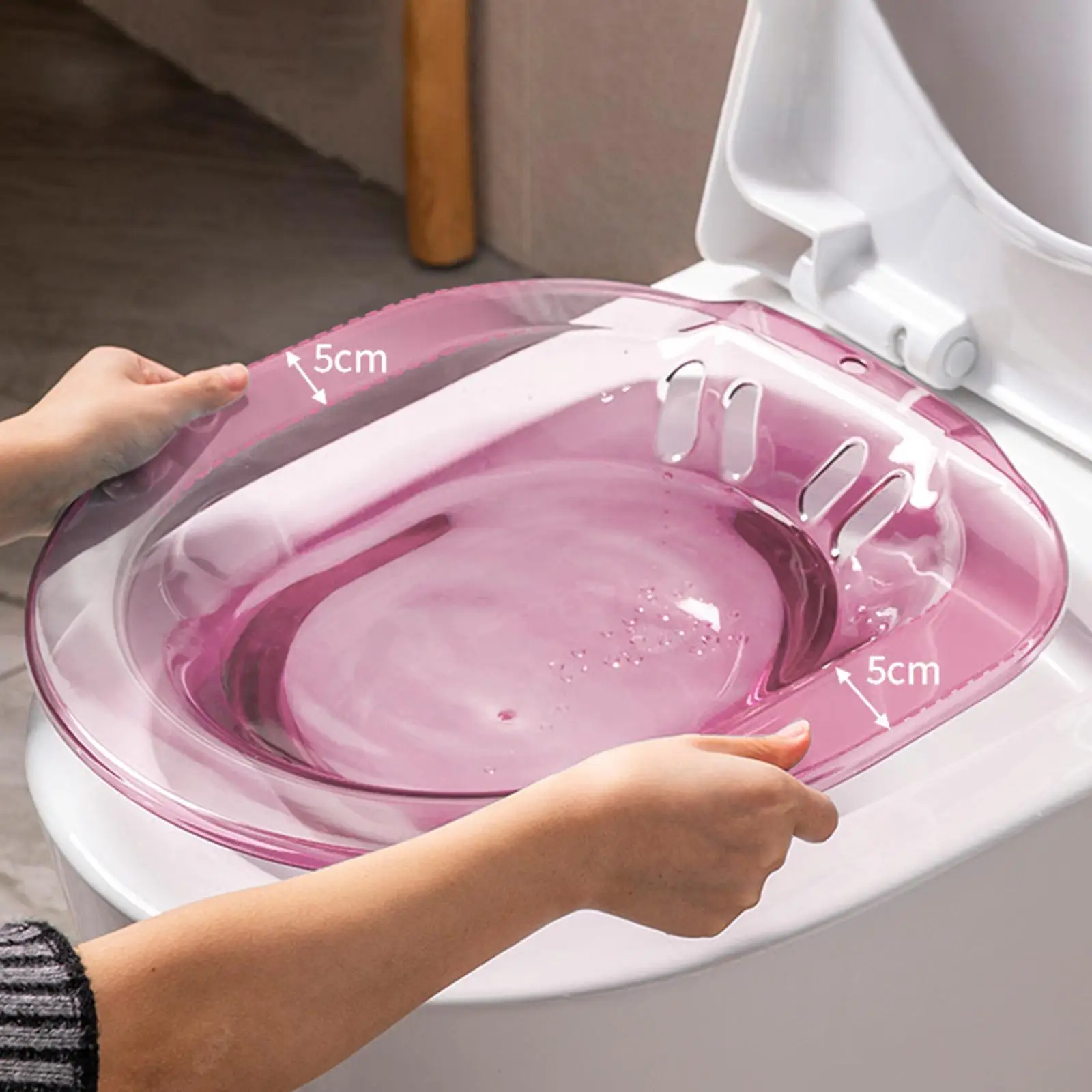 Sitz Bath for Toilet Seat with Flusher Hip Basin Bidet for Most Toilets
Sitz Bath for Toilet Seat with Flusher Hip Basin Bidet for Most Toilets