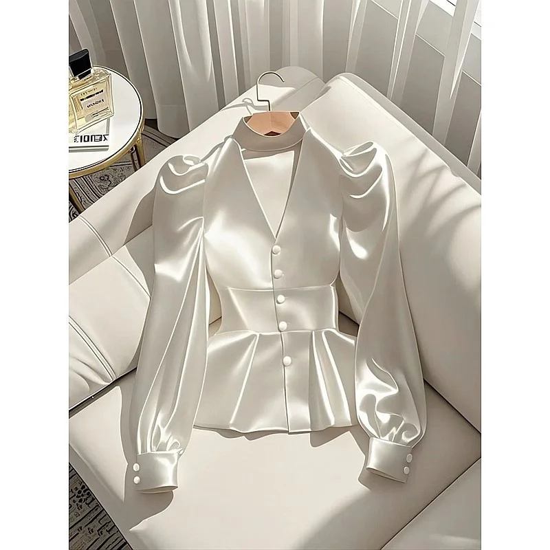 Fashion Office Lady Long Sleeve Shirts Female All-match Blouse Ladies Trend Tops 2025 New Korean Women Shirts Spring Summer
Fashion Office Lady Long Sleeve Shirts Female All-match Blouse Ladies Trend Tops 2025 New Korean Women Shirts Spring Summer