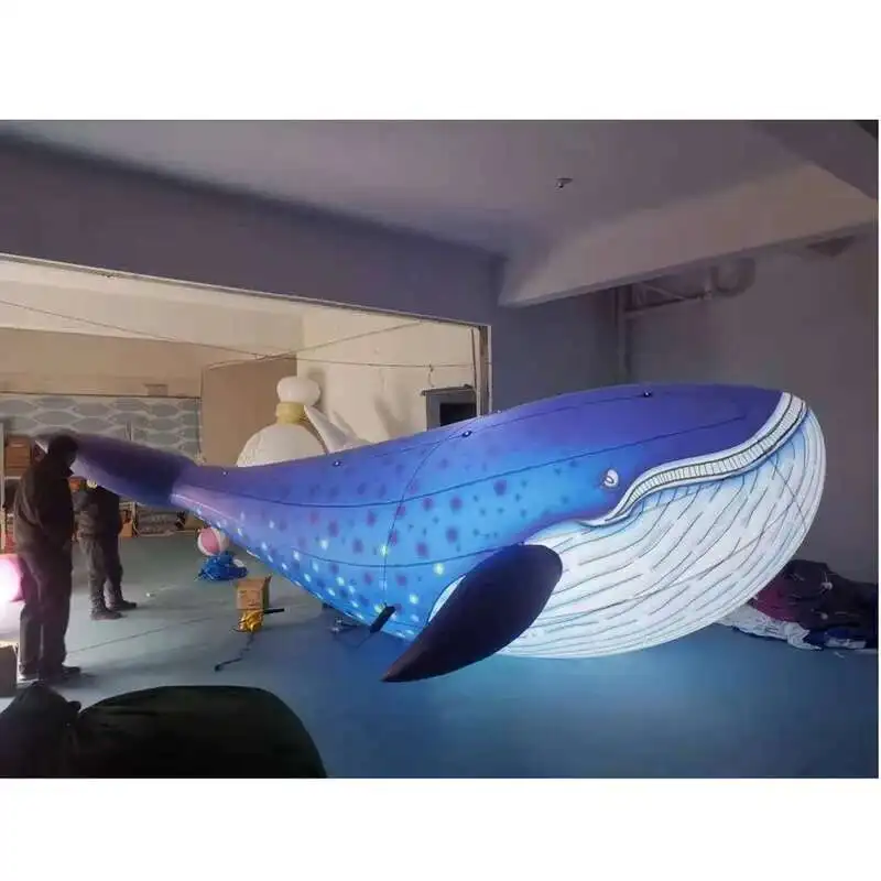 Giant Shark Real Animal Sealed Hanging Iatable Whale With Lights Airtight Ocean Mascot For Nightclub Party D
Giant Shark Real Animal Sealed Hanging Iatable Whale With Lights Airtight Ocean Mascot For Nightclub Party D