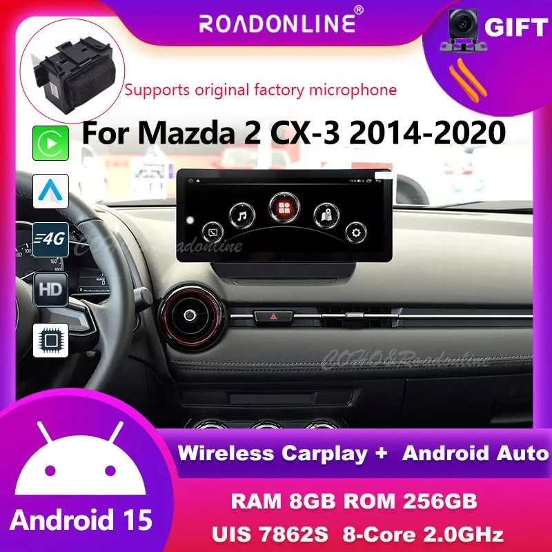 For MAZDA 2 MAZDA CX-3 2017-2021 12.3''screen Android 15 Octa Core 1920*720 8+256G Andriod system+OEM system
For MAZDA 2 MAZDA CX-3 2017-2021 12.3''screen Android 15 Octa Core 1920*720 8+256G Andriod system+OEM system