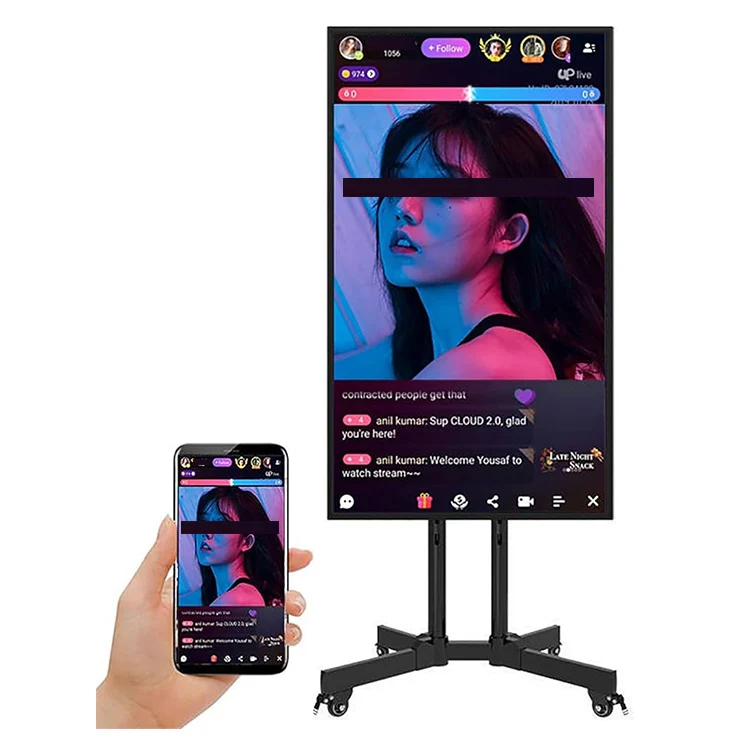 49inch Lcd Screen Mobile Stream Professional Broadcast Video Streaming Trans7 Live Streaming Equipment
49inch Lcd Screen Mobile Stream Professional Broadcast Video Streaming Trans7 Live Streaming Equipment