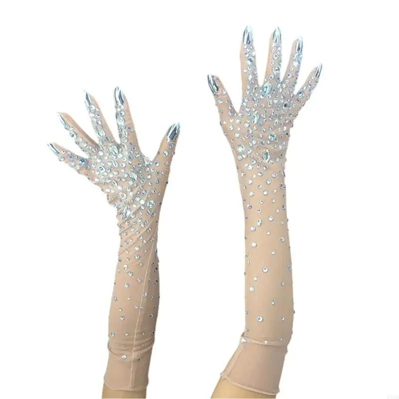 E56A 2pack Stage Performances Mittens Wedding Bridesmaids Mittens Rhinestones Gloves
E56A 2pack Stage Performances Mittens Wedding Bridesmaids Mittens Rhinestones Gloves