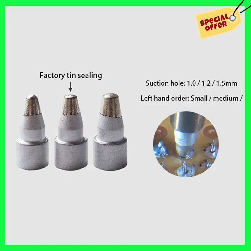 LBER 3X For Pro'skit SS-331H Electric Desoldering Tool Vacuum Suction Solder Sucker Pump Accessories Replace For Nozzle
LBER 3X For Pro'skit SS-331H Electric Desoldering Tool Vacuum Suction Solder Sucker Pump Accessories Replace For Nozzle