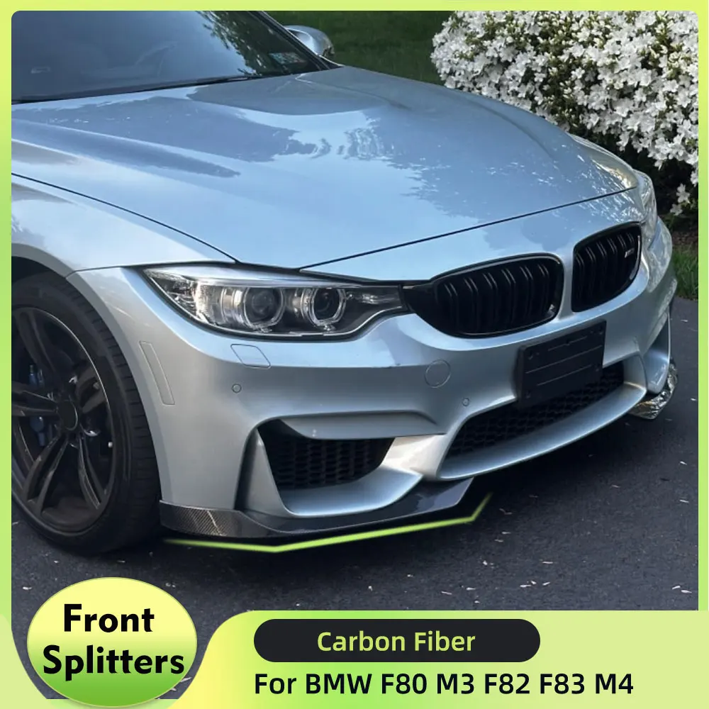 Front Bumper Lip Spoiler Splitters for BMW F80 M3 F82 F83 M4 Sedan Coupe Convertible 2014-2018 Winglets Carbon Fiber / FRP
Front Bumper Lip Spoiler Splitters for BMW F80 M3 F82 F83 M4 Sedan Coupe Convertible 2014-2018 Winglets Carbon Fiber / FRP