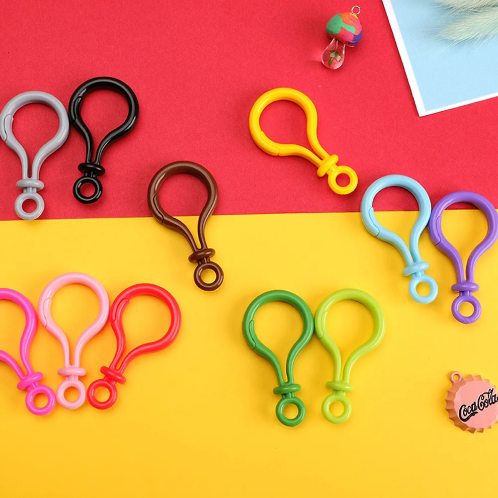 100 PCS Hanging Keychain Supplies Clasp Acrylic Clasps DIY Accessories Keyring Clips Manual
100 PCS Hanging Keychain Supplies Clasp Acrylic Clasps DIY Accessories Keyring Clips Manual