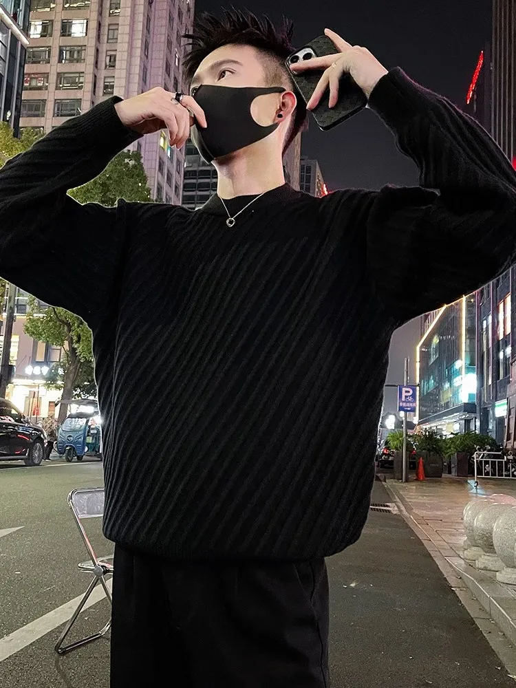 Мужской повседневный свитер крупной вязки с круглым вырезом, приятный на ощупь, модный, свободного кроя, с длинными рукавами
Мужской повседневный свитер крупной вязки с круглым вырезом, приятный на ощупь, модный, свободного кроя, с длинными рукавами