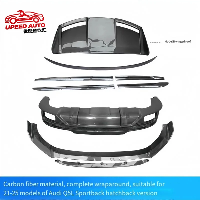 Suitable for 2018-2025 Models of Audi Q5L Upgraded and Redesigned Sloping Version with Carbon Fiber Surround Body Kit
Suitable for 2018-2025 Models of Audi Q5L Upgraded and Redesigned Sloping Version with Carbon Fiber Surround Body Kit