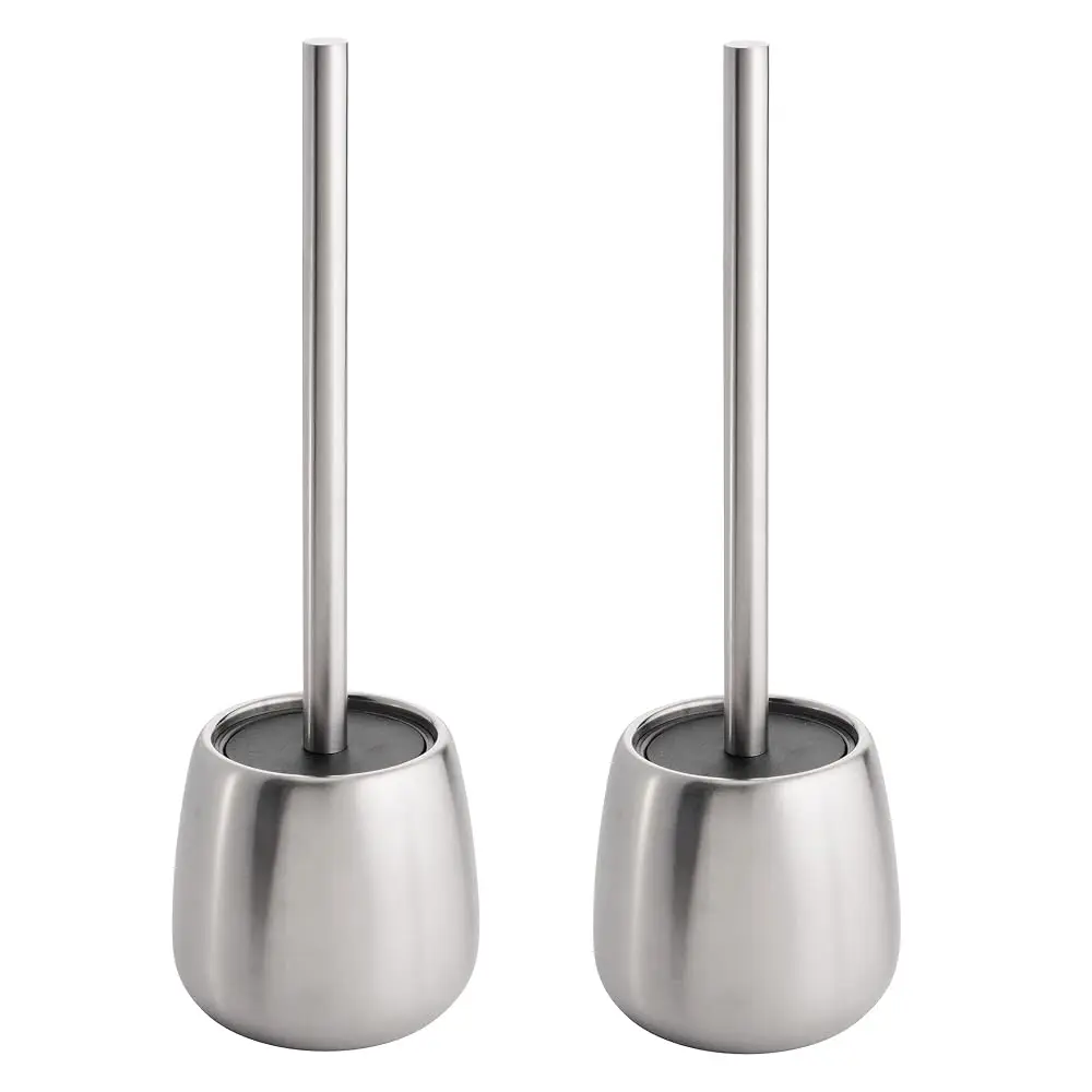 Stainl Steel Toilet Holder For Bathroom Cleaning And Storage, Set Of 2, Bowl Brush, Silver
Stainl Steel Toilet Holder For Bathroom Cleaning And Storage, Set Of 2, Bowl Brush, Silver