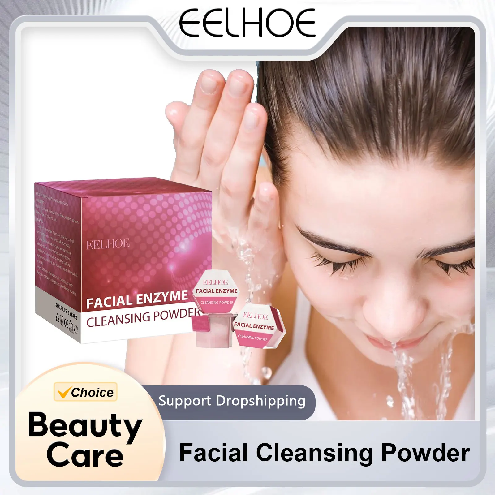 EELHOE Facial Cleansing Powder for Face Oil Control Exfoliation Deep Shrink Pore Cleaning Remove Blackhead Face Wash Powder 5PCS
EELHOE Facial Cleansing Powder for Face Oil Control Exfoliation Deep Shrink Pore Cleaning Remove Blackhead Face Wash Powder 5PCS