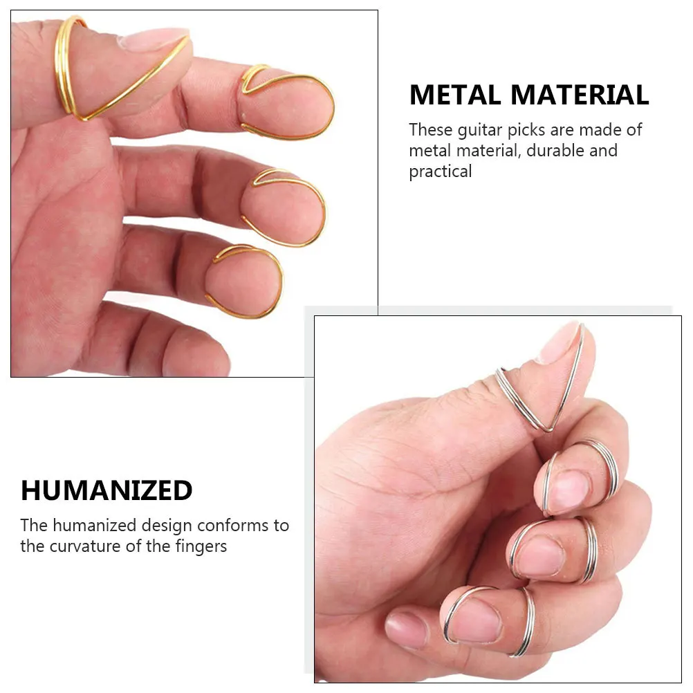 8 Pcs Guitar Pick Finger Covers for Thumb Picks Acoustic Metal Protector Electric
8 Pcs Guitar Pick Finger Covers for Thumb Picks Acoustic Metal Protector Electric