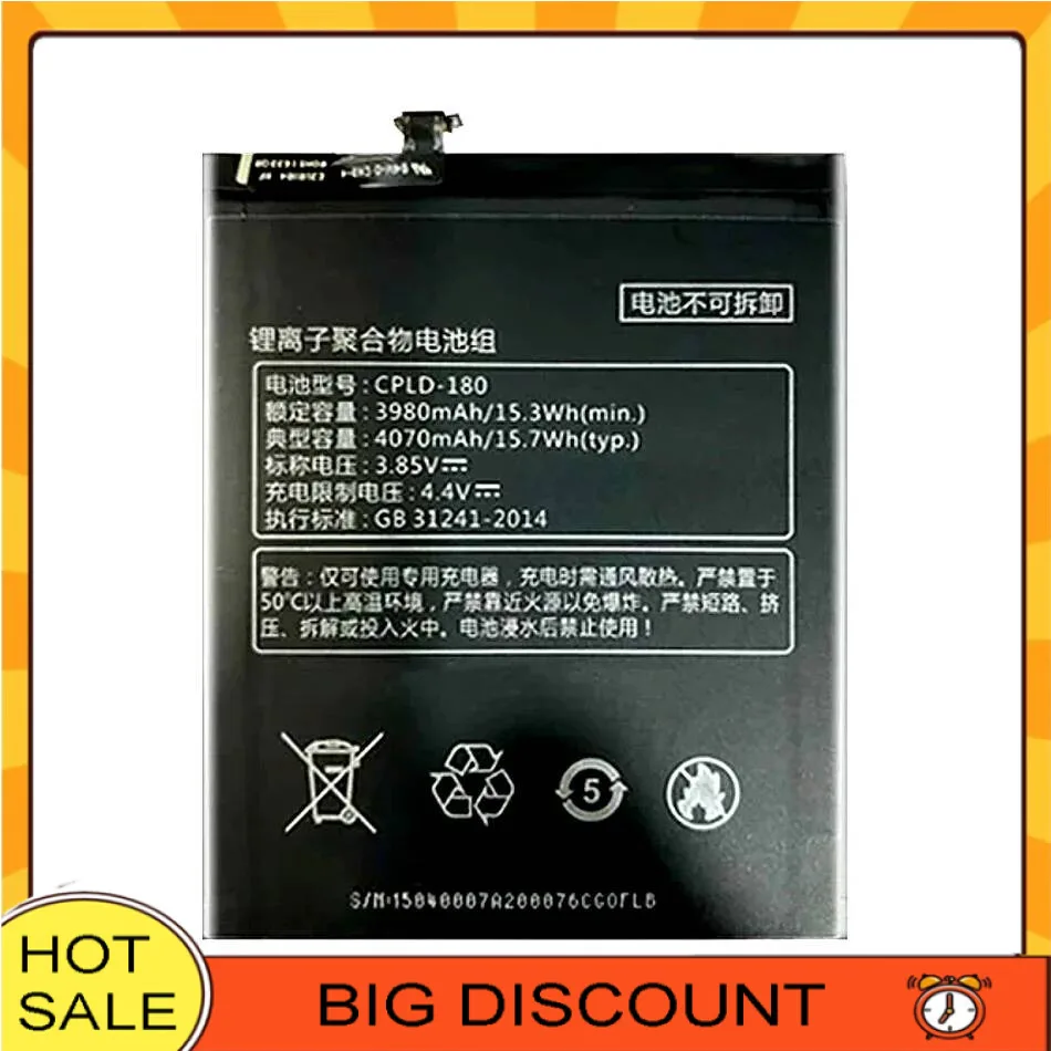 4070Mah Cpld-180 Long-Lasting Mobile Phone Battery For Coolpad Leeco Cool Changer S1 C105-8 C105-6 Reliable Power
4070Mah Cpld-180 Long-Lasting Mobile Phone Battery For Coolpad Leeco Cool Changer S1 C105-8 C105-6 Reliable Power