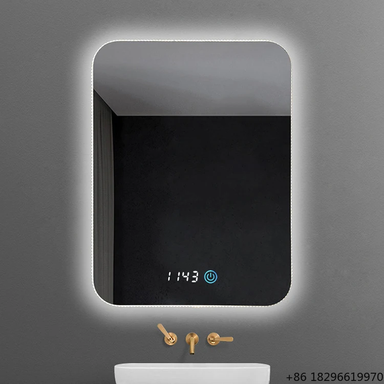 Square Backlit LED Smart Bathroom Mirror Wall Mounted Illuminated Vanity Makeup Mirror
Square Backlit LED Smart Bathroom Mirror Wall Mounted Illuminated Vanity Makeup Mirror