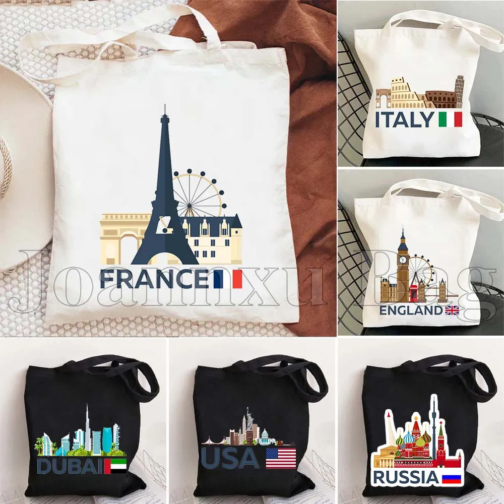 Egypt London Paris Italy Rome India Sydney Cotton Tote Bag Moscow UAE Dubai New York Skyline Cute Gifts Shopper Shoulder Handbag
Egypt London Paris Italy Rome India Sydney Cotton Tote Bag Moscow UAE Dubai New York Skyline Cute Gifts Shopper Shoulder Handbag