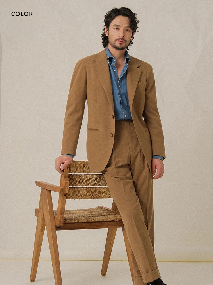 Cultum Men's Autumn Winter Thickened 456g Retro Flannel Suit Casual Formal Color High-End Feel Three-Button Business Ca...
Cultum Men's Autumn Winter Thickened 456g Retro Flannel Suit Casual Formal Color High-End Feel Three-Button Business Ca...