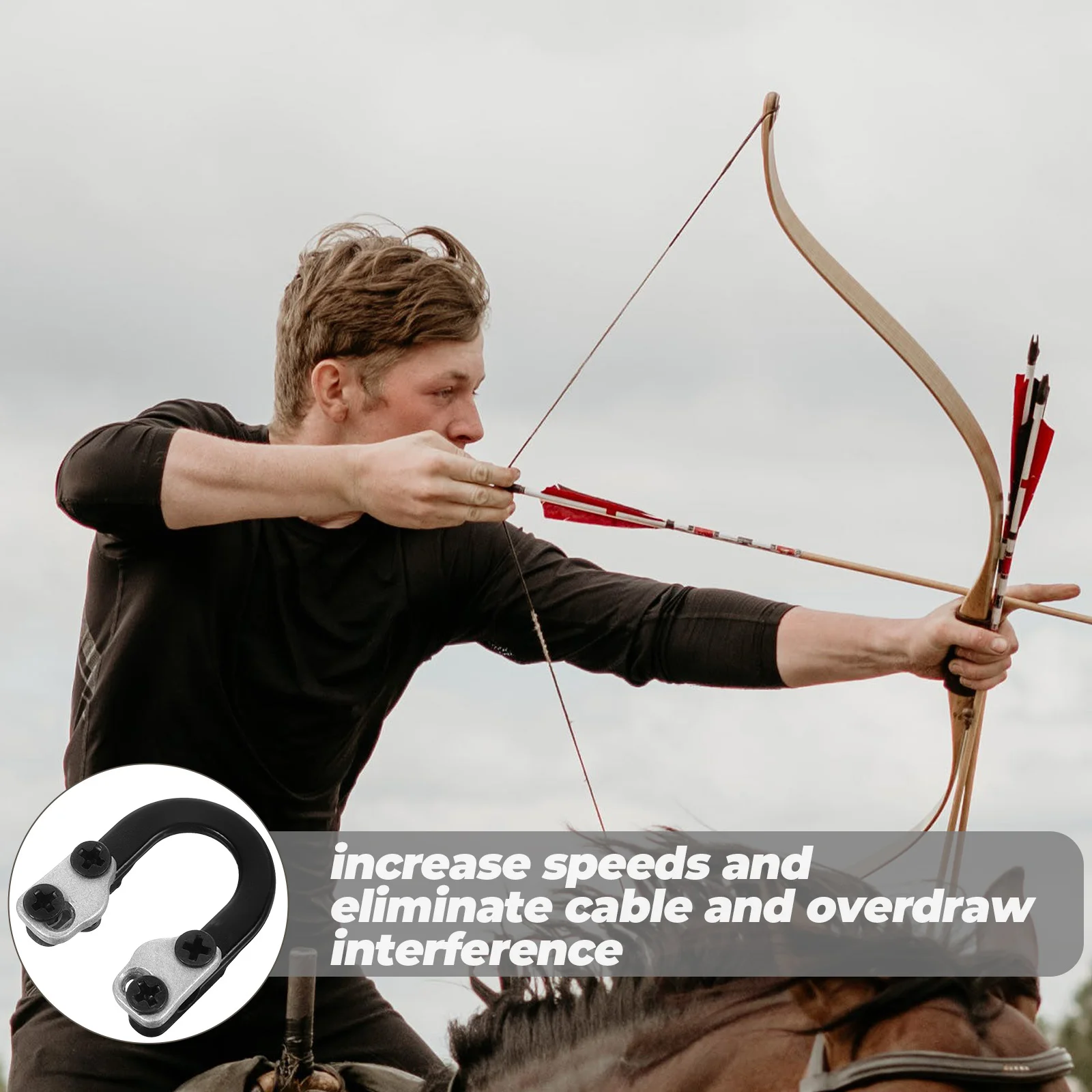 Compound Bow D Loop Accessory Metal D Ring Enhances Precision Speed Reduces String Shock Easy Installation Hunting Ready
Compound Bow D Loop Accessory Metal D Ring Enhances Precision Speed Reduces String Shock Easy Installation Hunting Ready