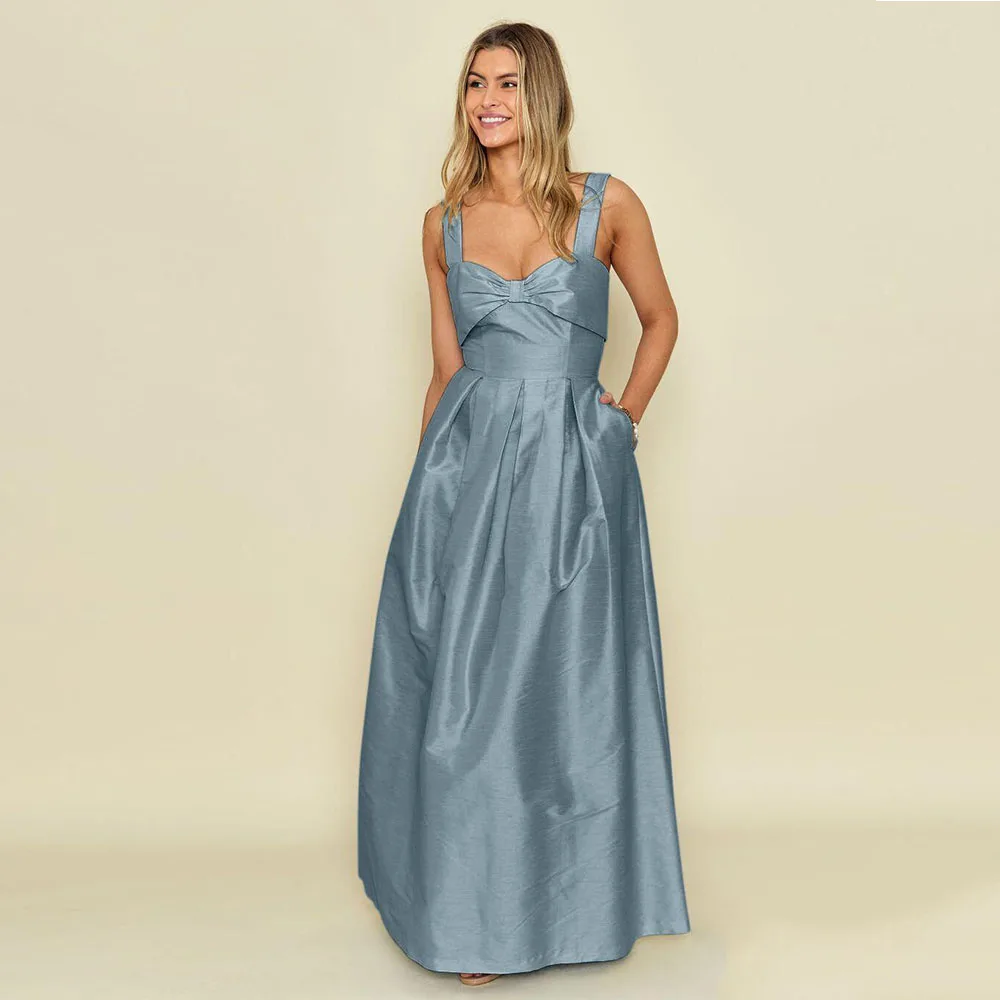 Blue Evening Dresses Women Square Collar High Quality Sleeveless Banquet Celebrity A Line Floor Length Prom Party Female Gowns
Blue Evening Dresses Women Square Collar High Quality Sleeveless Banquet Celebrity A Line Floor Length Prom Party Female Gowns