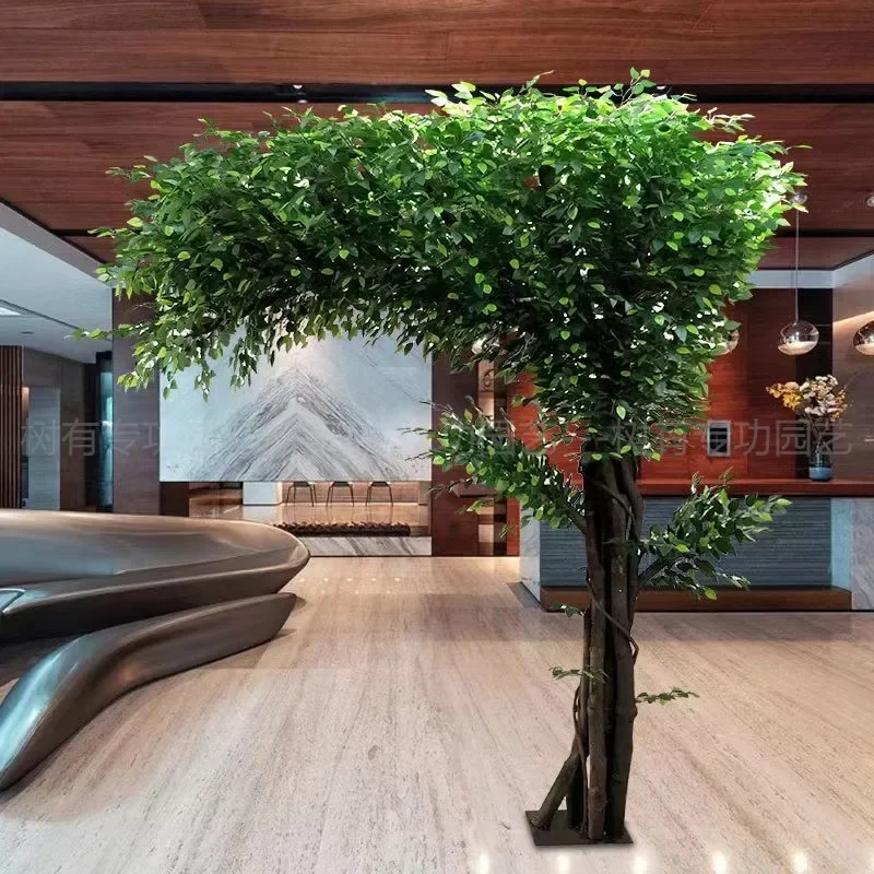 Simulation Tree Fake Trees Large Plant Living Room Fortune Landscape Bonsai Decoration 
Simulation Tree Fake Trees Large Plant Living Room Fortune Landscape Bonsai Decoration