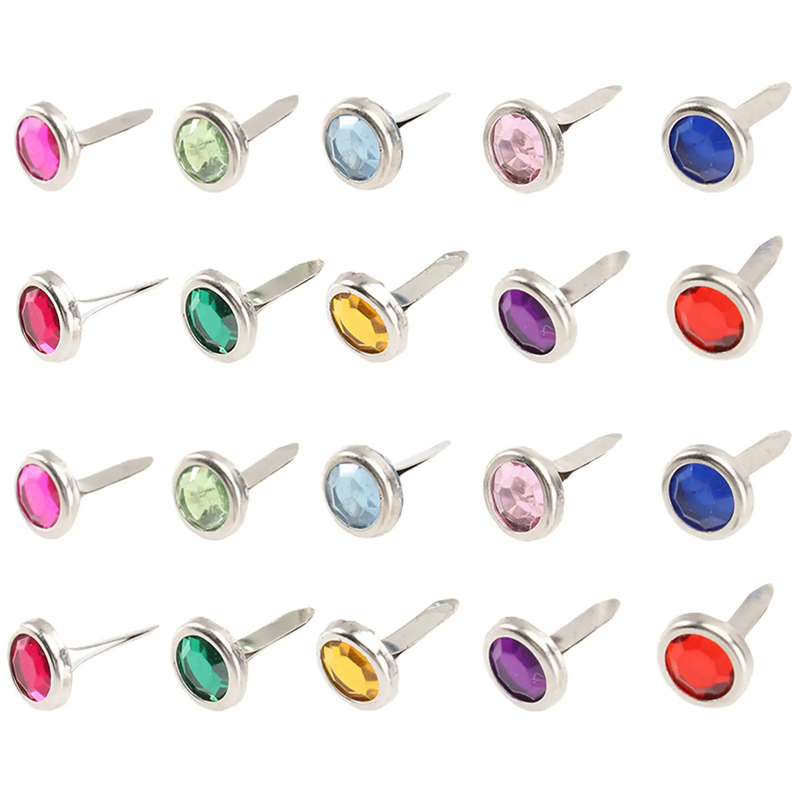 100Pcs Scrapbooking Brads Mini Round Metal Fasteners Premium Spray Painted Pastel Colors for Paper Crafts DIY Photo Holders
100Pcs Scrapbooking Brads Mini Round Metal Fasteners Premium Spray Painted Pastel Colors for Paper Crafts DIY Photo Holders
