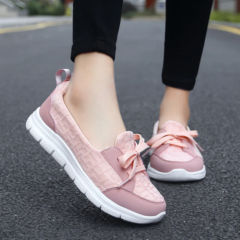 Women Slip On Walking Shoes Breathable Knit Mesh Soft Flat Casual Sneakers Non Slip Comfort Daily Outdoor Footwear
Women Slip On Walking Shoes Breathable Knit Mesh Soft Flat Casual Sneakers Non Slip Comfort Daily Outdoor Footwear