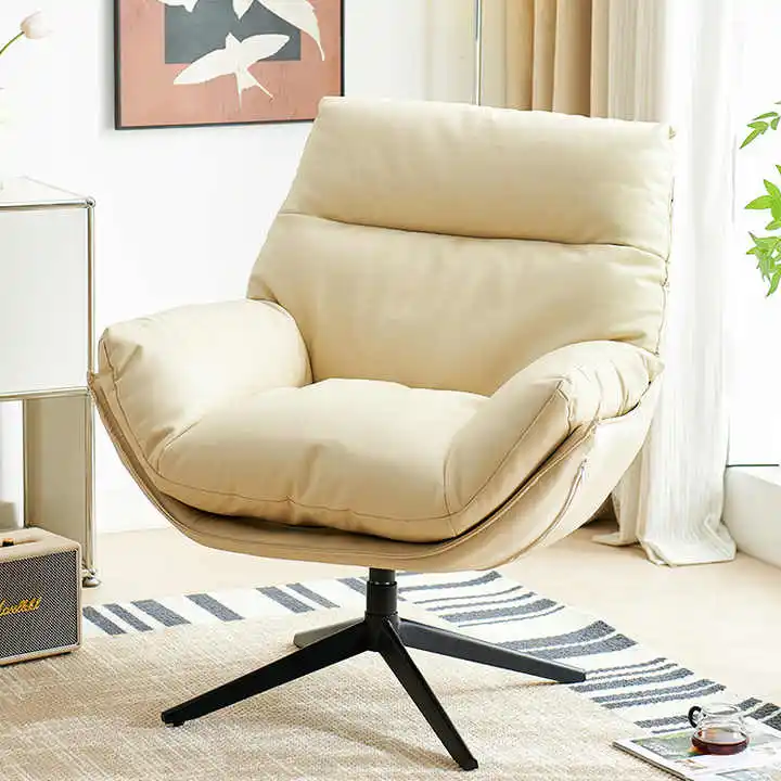 !@Nordic Single Leather Recliner Sofa Lazy Swivel Armchair for Hotel Living Room Dining Bedroom Office-Recliner Furniture
!@Nordic Single Leather Recliner Sofa Lazy Swivel Armchair for Hotel Living Room Dining Bedroom Office-Recliner Furniture