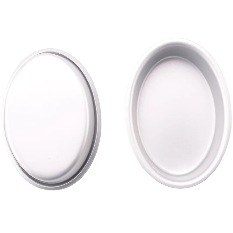 A03F-50Pcs Mini Oval Egg Shape Aluminium Alloy Metal Cheese Pan Cake Mold Bread Mould Tart Holder Pudding Jelly Tin
A03F-50Pcs Mini Oval Egg Shape Aluminium Alloy Metal Cheese Pan Cake Mold Bread Mould Tart Holder Pudding Jelly Tin