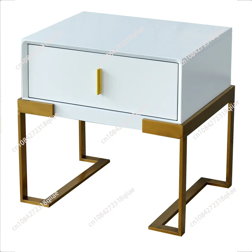 Bedroom Bedside Table Modern Minimalist Wrought Iron Locker Leather Storage Creative Bedside Table
Bedroom Bedside Table Modern Minimalist Wrought Iron Locker Leather Storage Creative Bedside Table