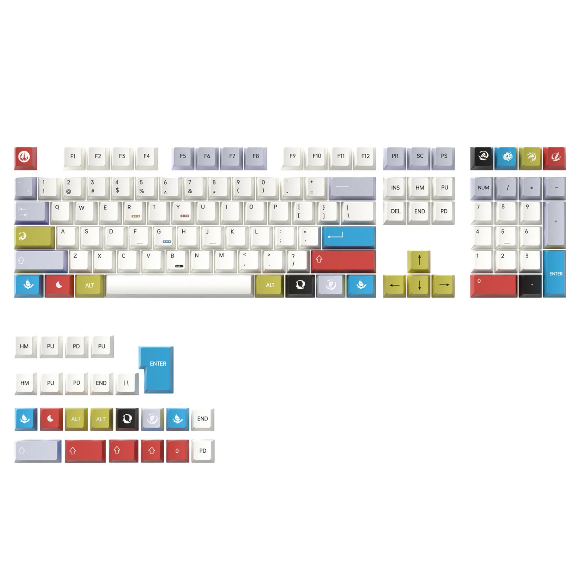 Комплект кейкапов PBT Cherry Profile Hundred-Light Theme для механических клавиатур, полный набор для игровых клавиатур с раскладкой 60, 70, 80, 90, 100
Комплект кейкапов PBT Cherry Profile Hundred-Light Theme для механических клавиатур, полный набор для игровых клавиатур с раскладкой 60, 70, 80, 90, 100