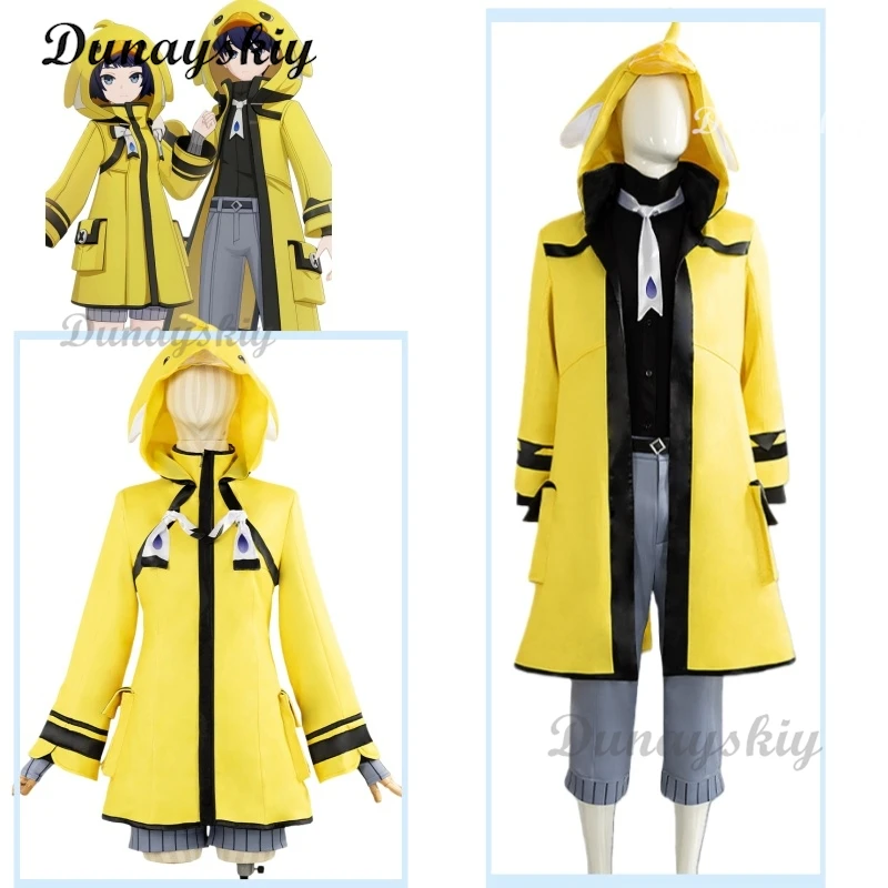 Genshin Impact Manekina Weather Waddler Cosplay Outfit Yellow Jacket Shorts for Women Girls Halloween Party Role Play
Genshin Impact Manekina Weather Waddler Cosplay Outfit Yellow Jacket Shorts for Women Girls Halloween Party Role Play