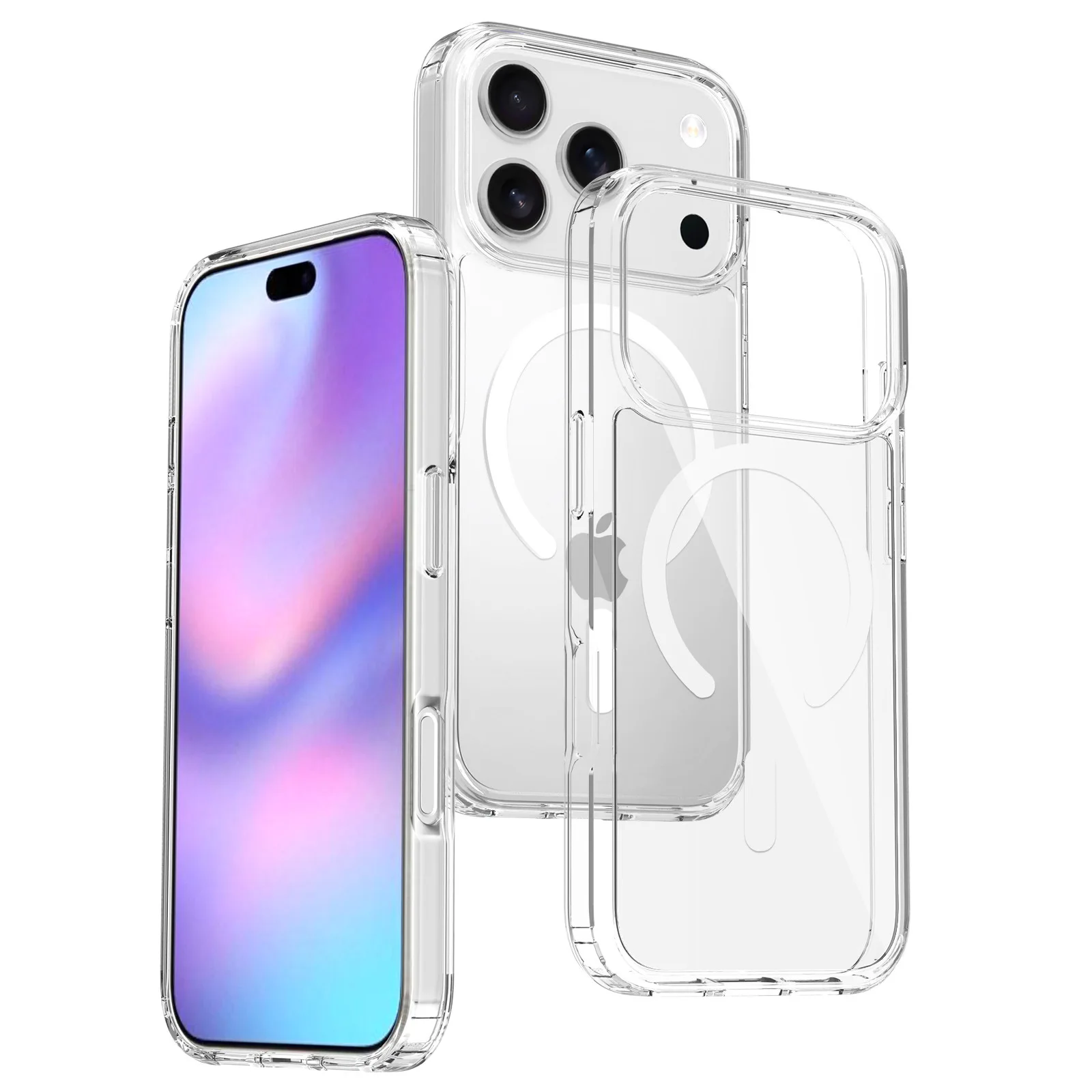 Luxury Air-Bag Shockproof Transparent For Magsafe Magnetic Phone Case For iPhone 17 16 15 14 13 Pro Max Plus Hard PC Cover Shell
Luxury Air-Bag Shockproof Transparent For Magsafe Magnetic Phone Case For iPhone 17 16 15 14 13 Pro Max Plus Hard PC Cover Shell