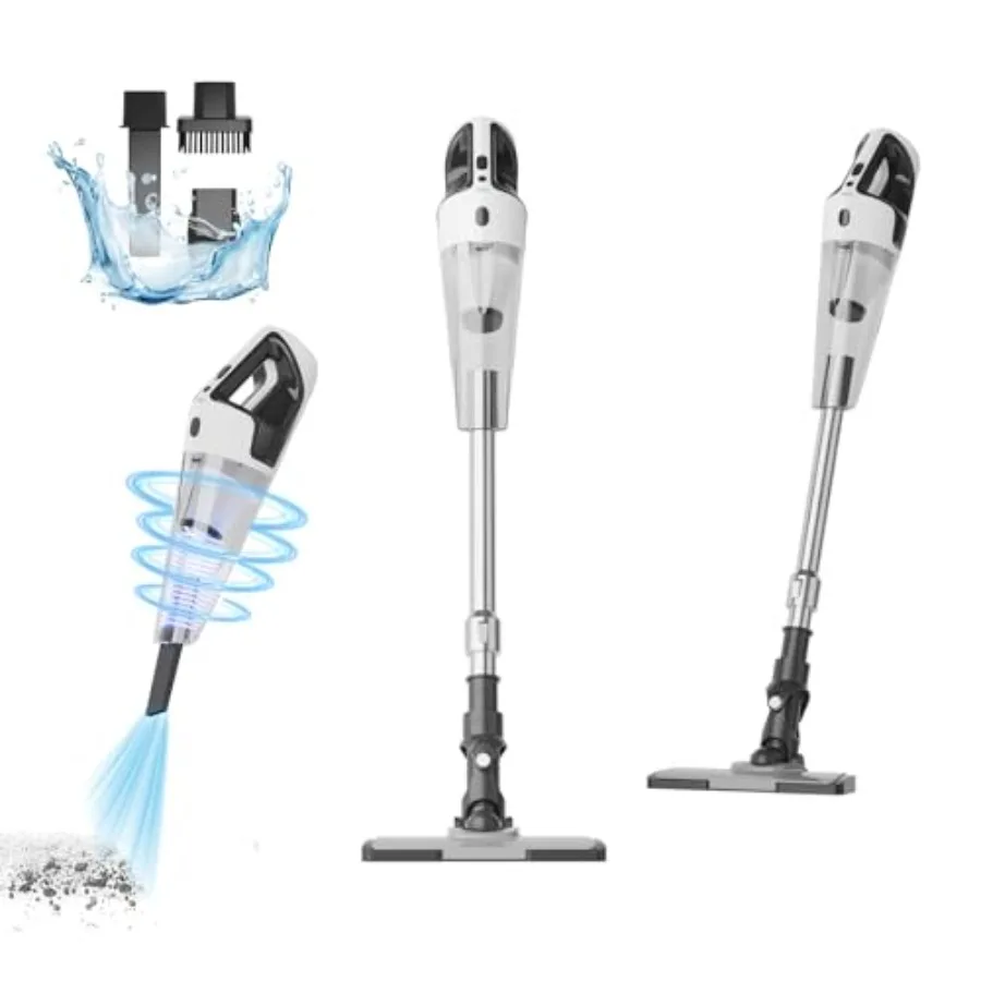 Cordless Vacuum Cleaner 12000 Pa Powerful Stick Vacuum with Brushless Motor LED Touch Display 30 Mins Long Runtime Self-Standin
Cordless Vacuum Cleaner 12000 Pa Powerful Stick Vacuum with Brushless Motor LED Touch Display 30 Mins Long Runtime Self-Standin