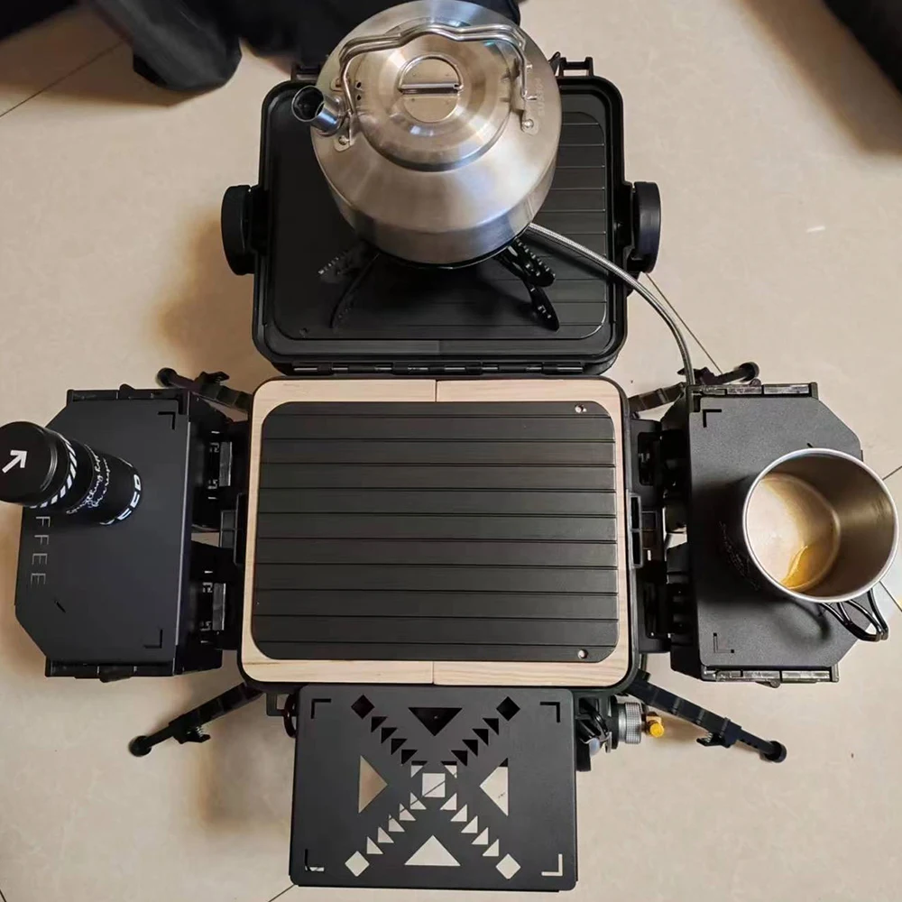 Складной стол, сверхпрочная Настольная плита, алюминиевый сплав, коробка для завтрака Stanley л, оборудование для кемпинга
Складной стол, сверхпрочная Настольная плита, алюминиевый сплав, коробка для завтрака Stanley л, оборудование для кемпинга