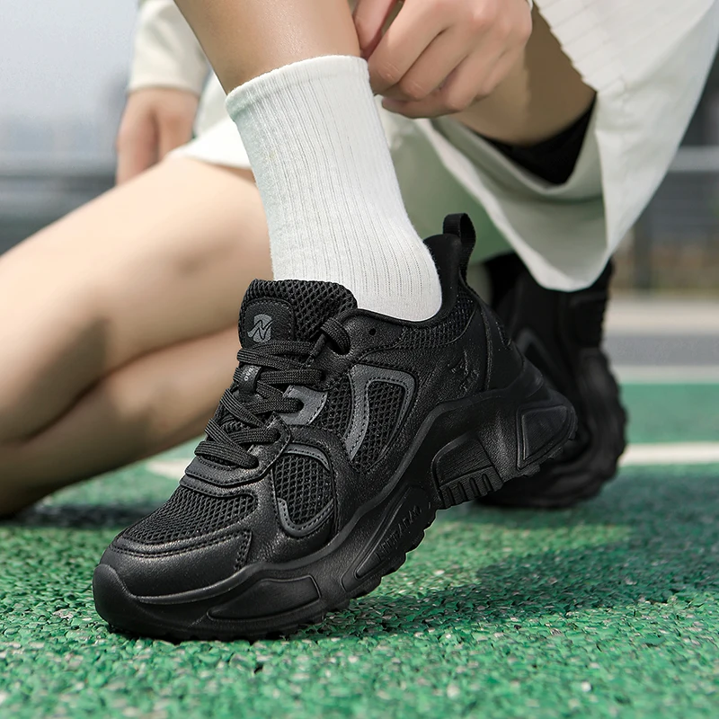 Breathable Mesh Dad Style Walking Sneakers Unisex Non Slip Wear Resistant Thick Sole Casual Walking Footwear 260157
Breathable Mesh Dad Style Walking Sneakers Unisex Non Slip Wear Resistant Thick Sole Casual Walking Footwear 260157