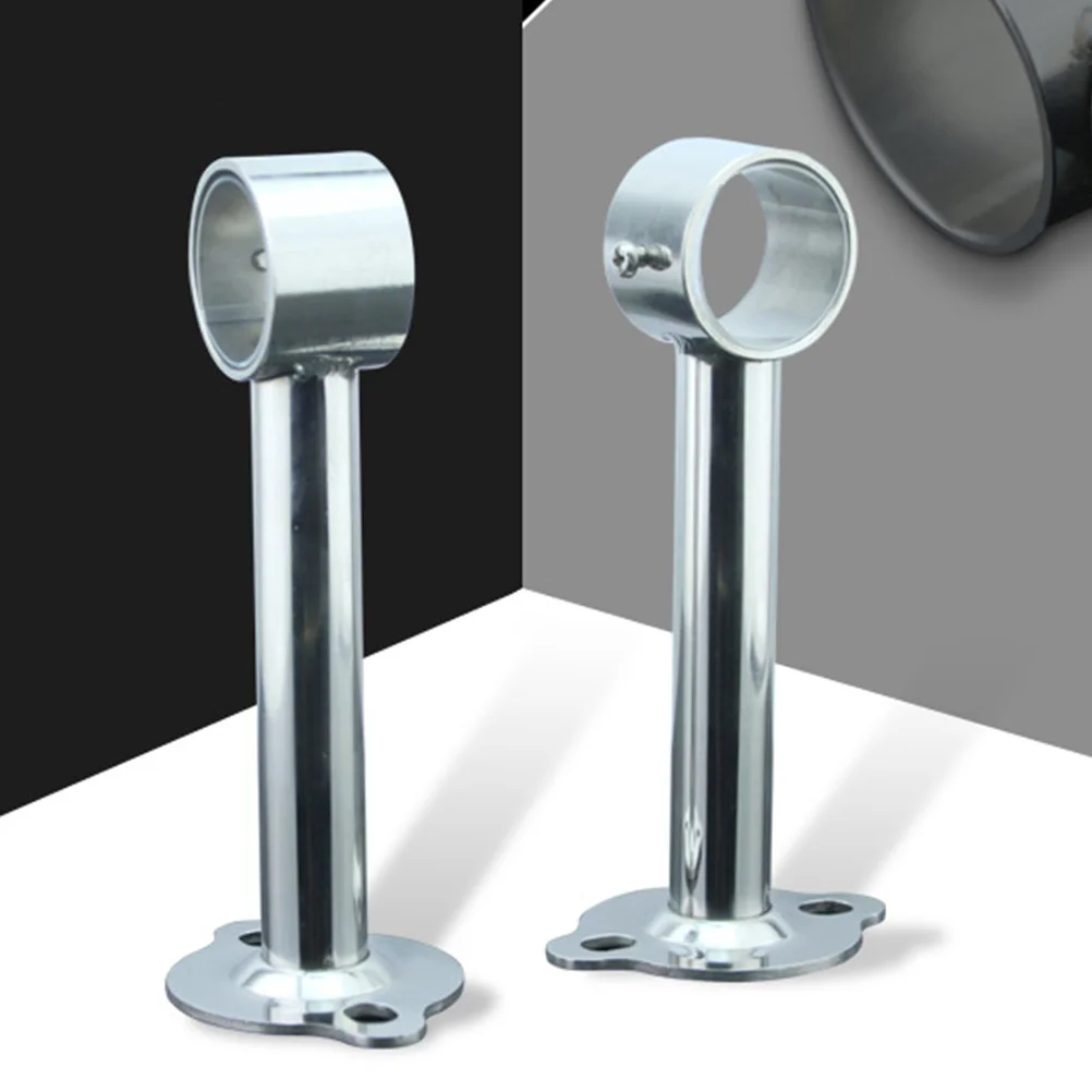 2 Pcs Pipe Double Curtain Rod Adjustable Closet Hanging Round Stainless Steel Through
2 Pcs Pipe Double Curtain Rod Adjustable Closet Hanging Round Stainless Steel Through