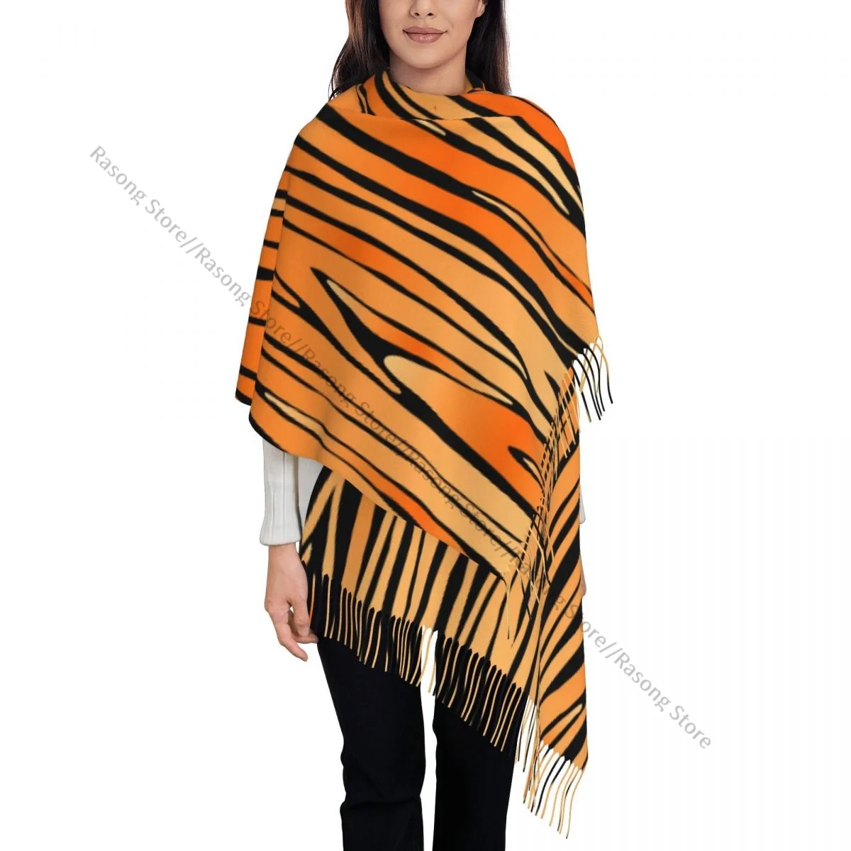 Abstract Tiger Skin Print Scarf Winter Long Large Tassel Scarves Soft Wrap Pashmina
Abstract Tiger Skin Print Scarf Winter Long Large Tassel Scarves Soft Wrap Pashmina