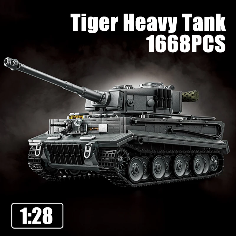 1668PCS Military Armored Car Building Blocks Model Tiger Heavy Tank Bricks Toys Collection Ornaments Boys Adult Creative Toys
1668PCS Military Armored Car Building Blocks Model Tiger Heavy Tank Bricks Toys Collection Ornaments Boys Adult Creative Toys