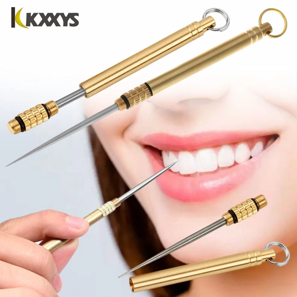 Titanium Multi-Purpose Toothpick-Portable EDC Tool for Camping, Fruit Fork & Bottle Opener, More Durable Than Floss
Titanium Multi-Purpose Toothpick-Portable EDC Tool for Camping, Fruit Fork & Bottle Opener, More Durable Than Floss