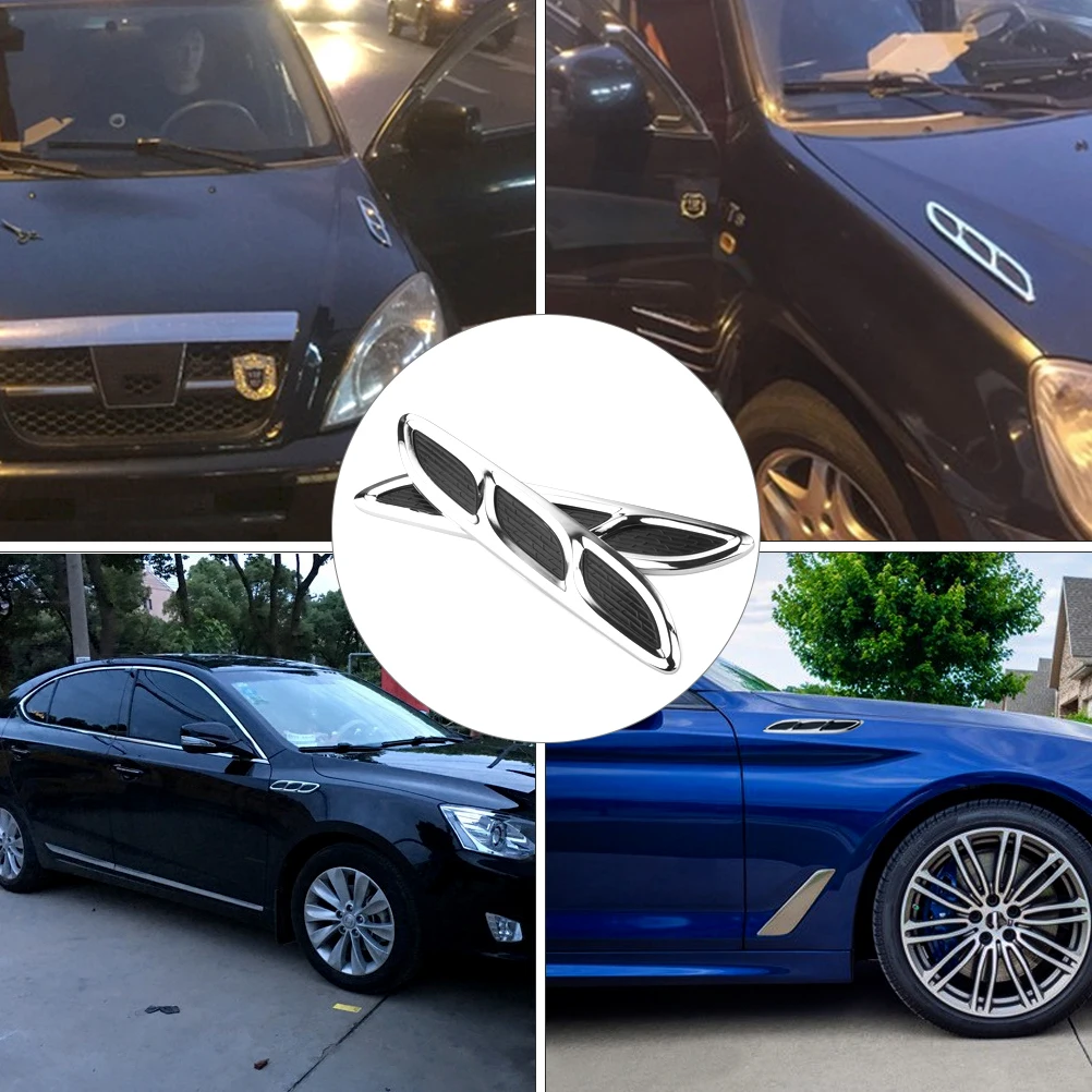 1Pair Auto Hood Vent Sticker Durable Practical Unique Designs for Car Customization High Stability Not Easy to Damage
1Pair Auto Hood Vent Sticker Durable Practical Unique Designs for Car Customization High Stability Not Easy to Damage