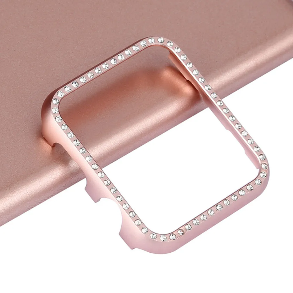 Aluminum Alloy Watch Protective Case Cover Sparkling Rhinestones Full Protection Bumper for 3 2 1 38mm Rose
Aluminum Alloy Watch Protective Case Cover Sparkling Rhinestones Full Protection Bumper for 3 2 1 38mm Rose