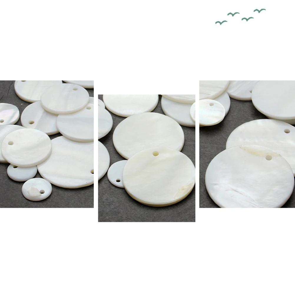 20 PCS with Shell Sheet Accessories Circle Cut Shells Holes Earring Conch White
20 PCS with Shell Sheet Accessories Circle Cut Shells Holes Earring Conch White